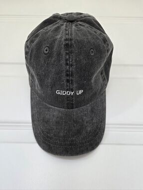 'GIDDY UP' Custom Embroidered Baseball Cap